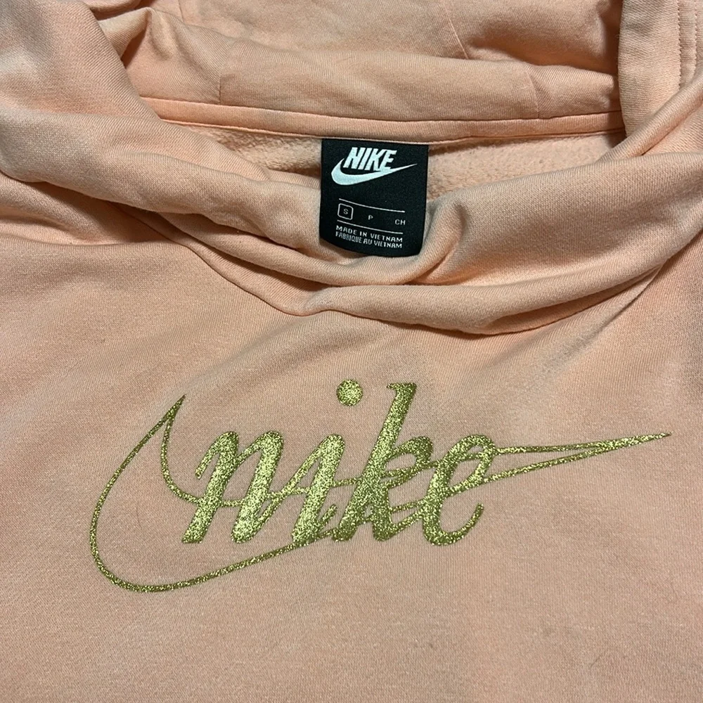 Nike Women's Light Orange Hoodie